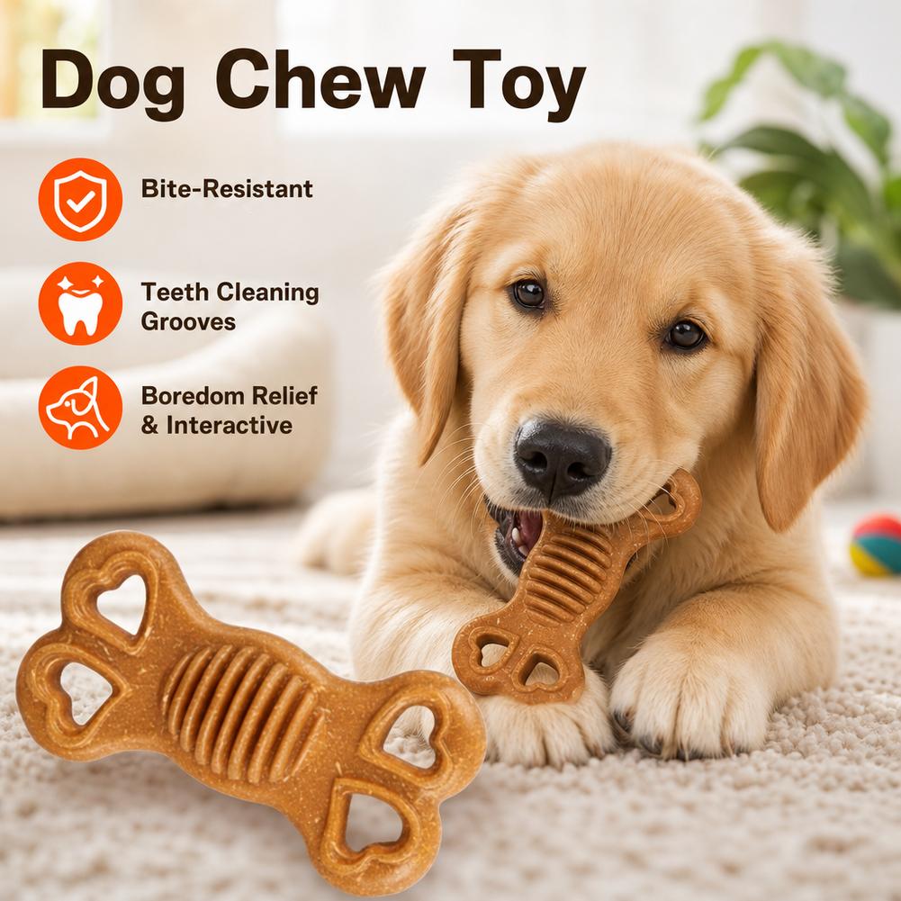 Indestructible Dog Chew Toy - Giocattolo Indistruttibile per Cani, Osso da