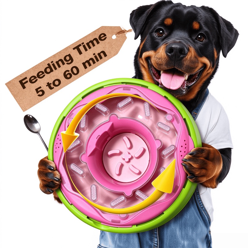 Dog Puzzle Feeder Toy - Vassoio distributore di dolcetti a forma
