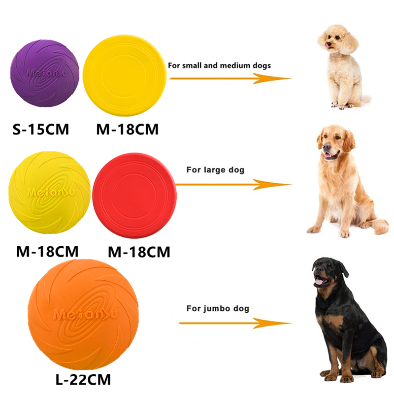 MeianjuBite Frisbee Resistente - Flying Disc Dog Training Toy recensione e prezzo