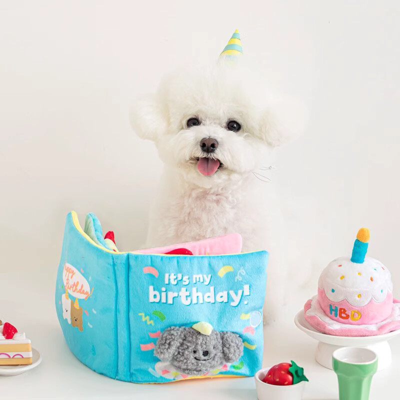 Libro Interattivo per Animali  - Interactive Squeaky Plush Dog Toy recensione e prezzo