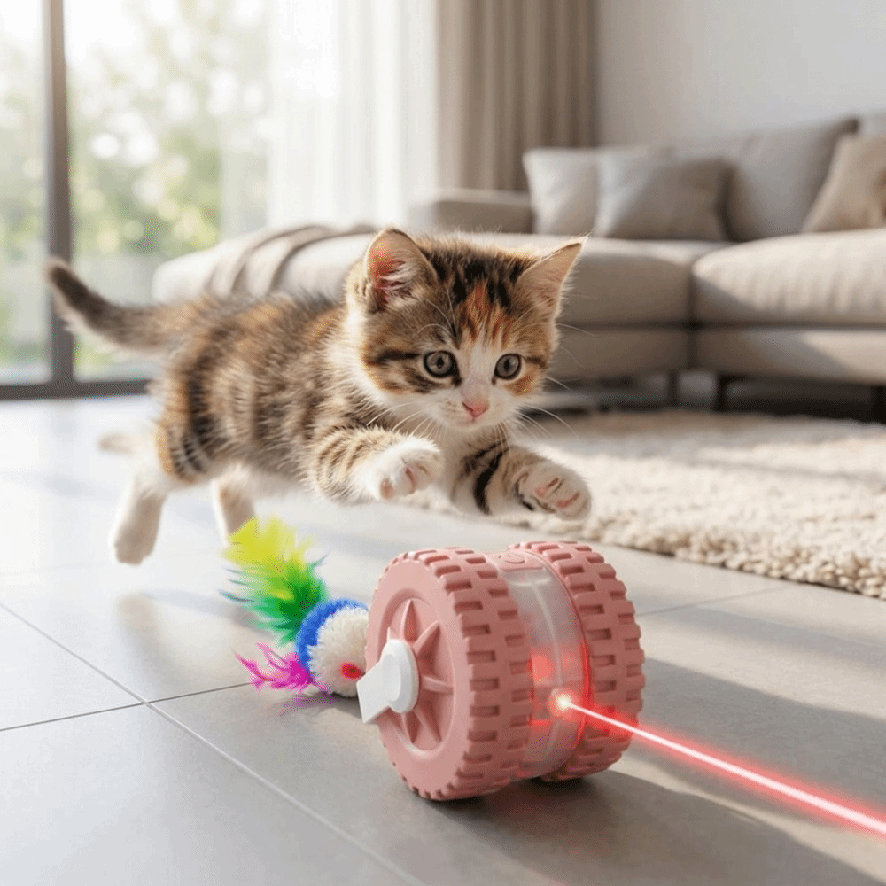 Con coda a forma di topo, lase - Automatic Moving Dog Ball recensione e prezzo